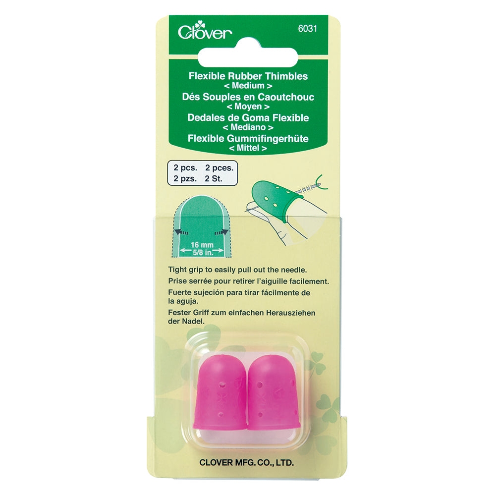 Clover Flexible Rubber Thimbles - Medium - 2 ct - Joann Fabrics
