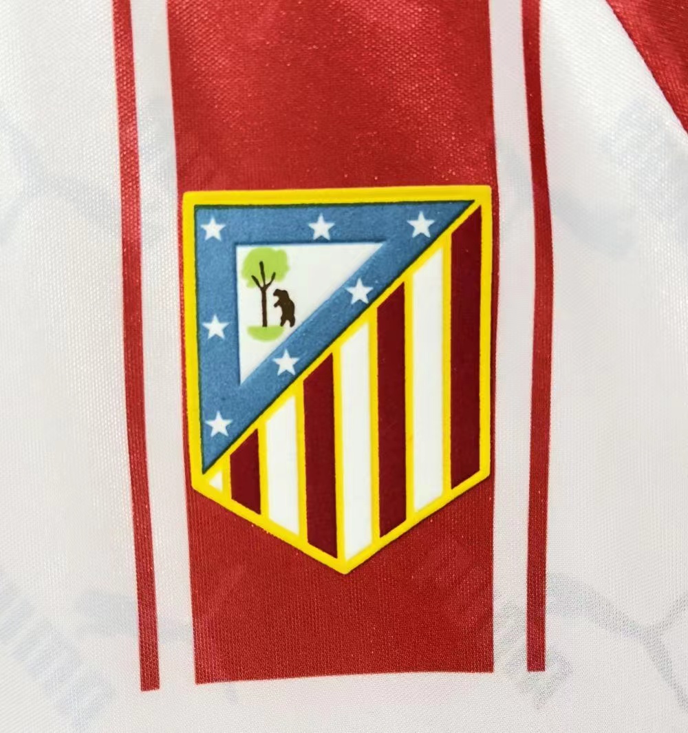 1994/1995 Retro Atletico Madrid Home Soccer Jersey 1:1 Thai Quality