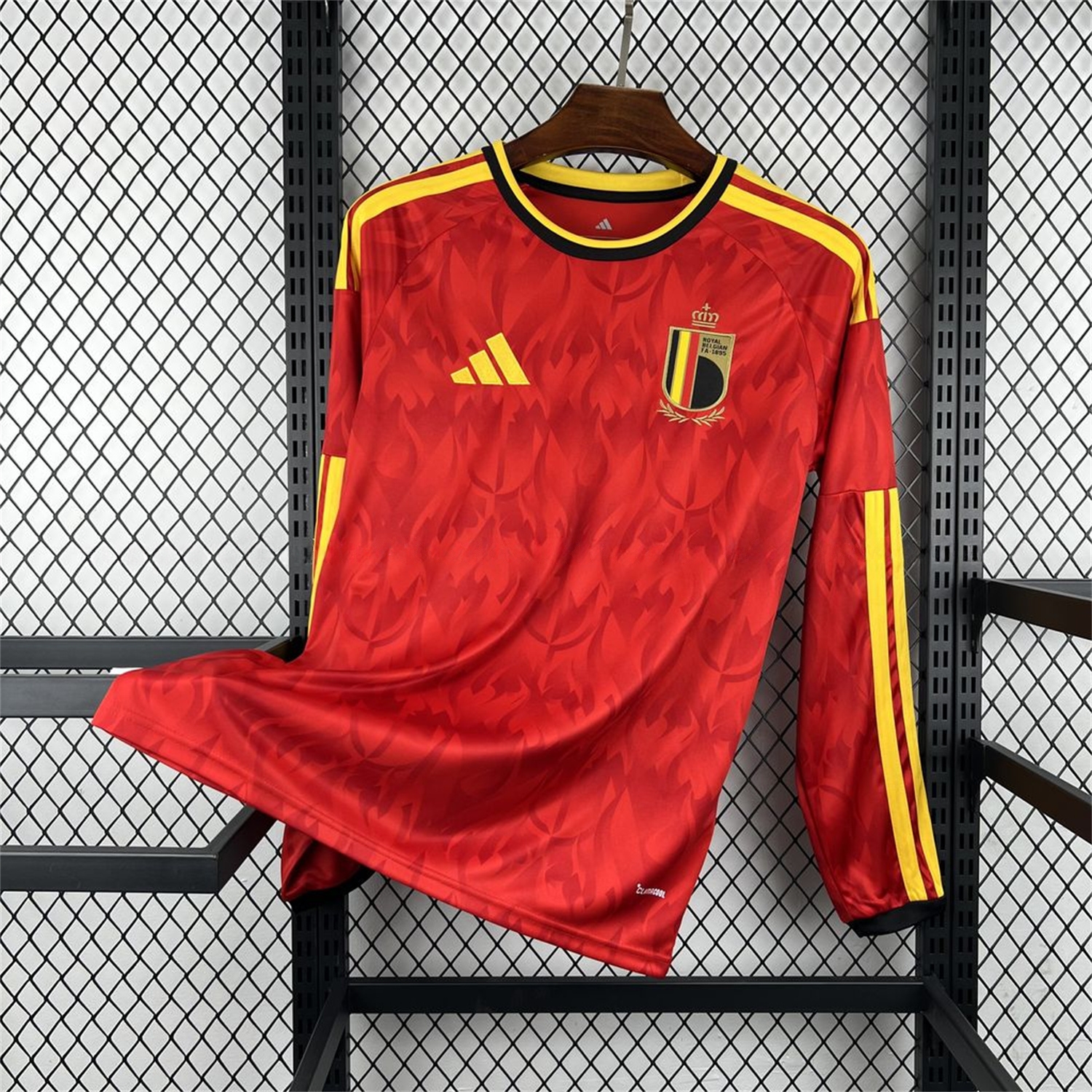 Belgium 2026 Home Long Sleeves Jersey - Fans Version - UnitedFutballJersey