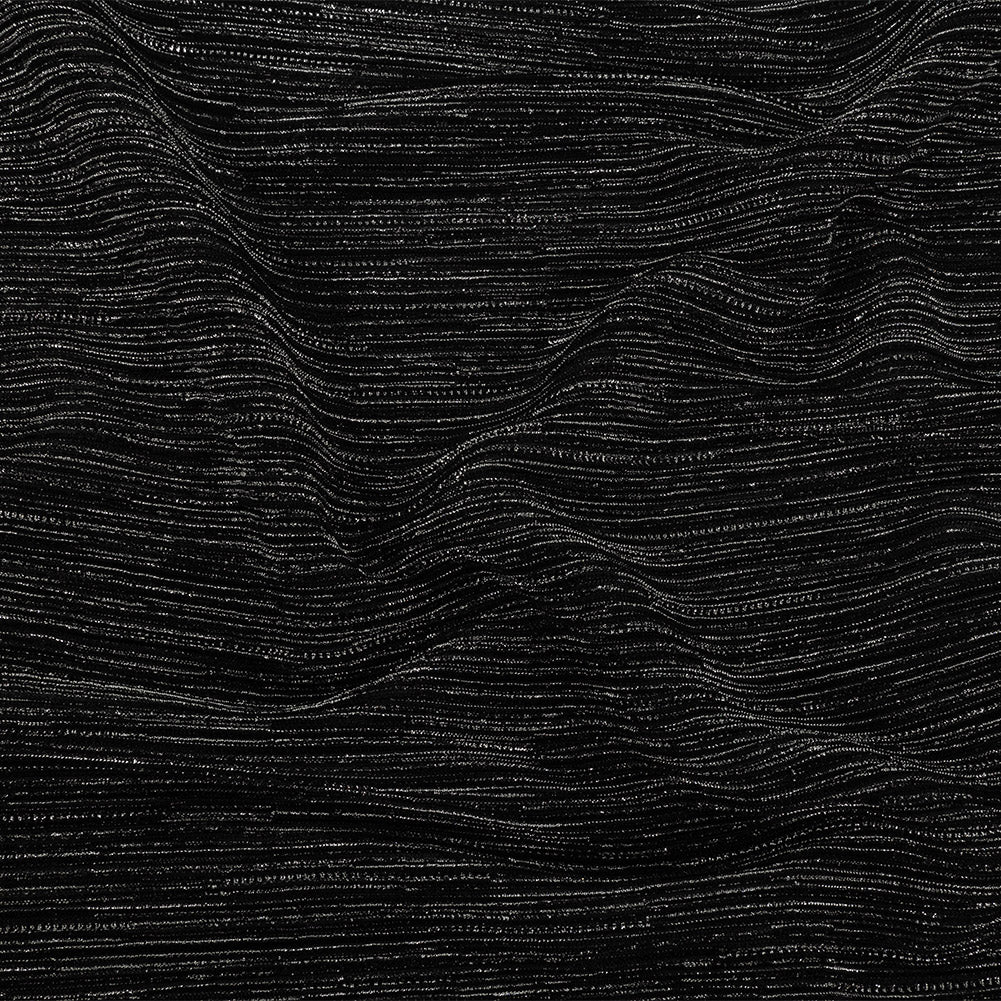 Metallic Plisse - Silver and Black - Joann Fabrics