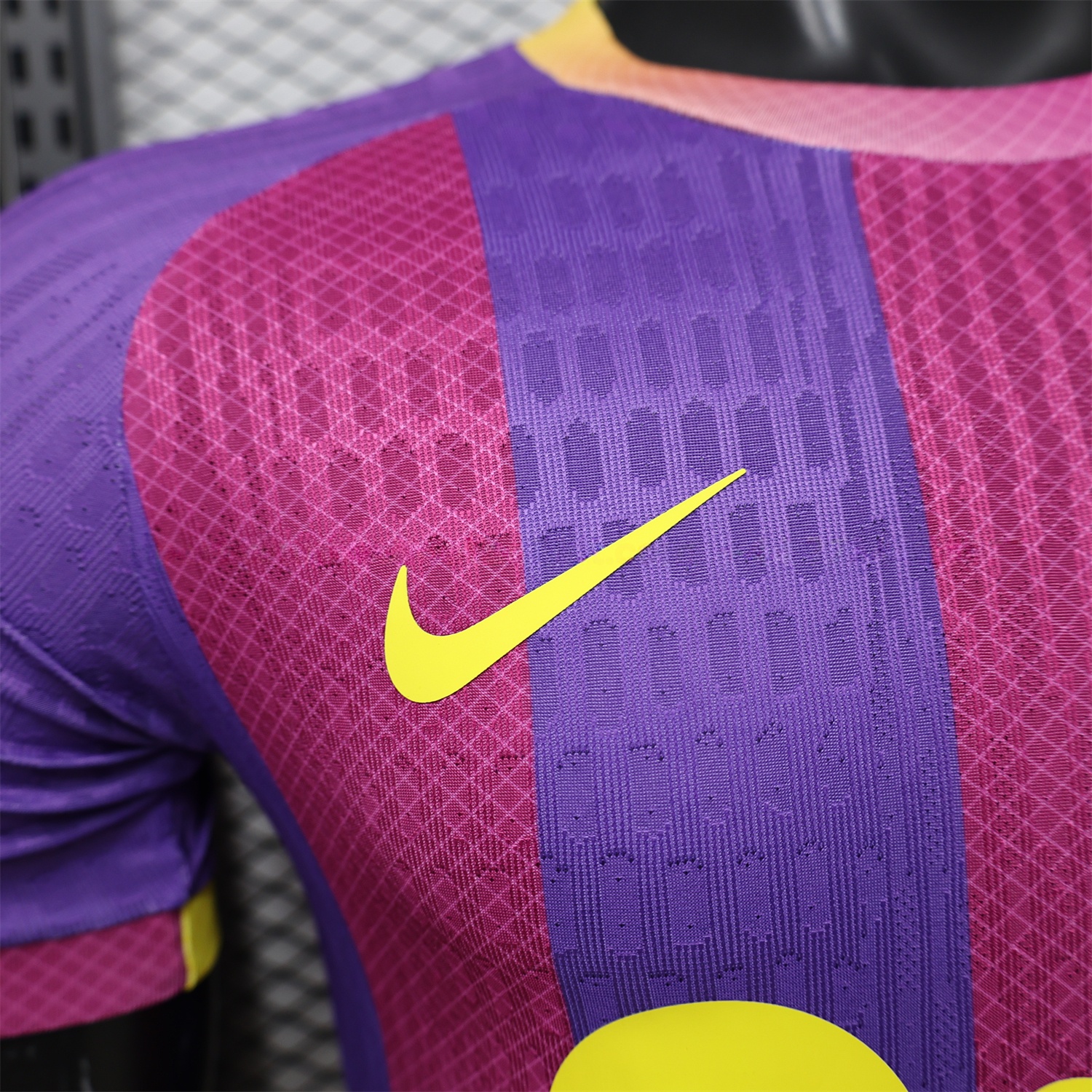 Barcelona 25-26 Purple Pink And Yellow Special Jersey - Player Version - UnitedFutballJersey