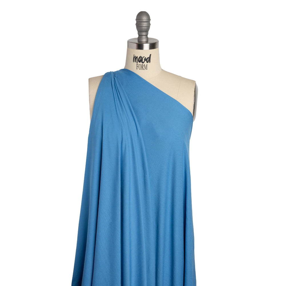 Rayon Challis - Blue - Mood Exclusive Vivian Collection - Joann Fabrics