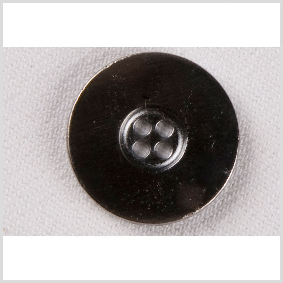 Metal 4-Hole Button - 32L/20mm - Gunmetal Wide Flat Rim - Joann Fabrics