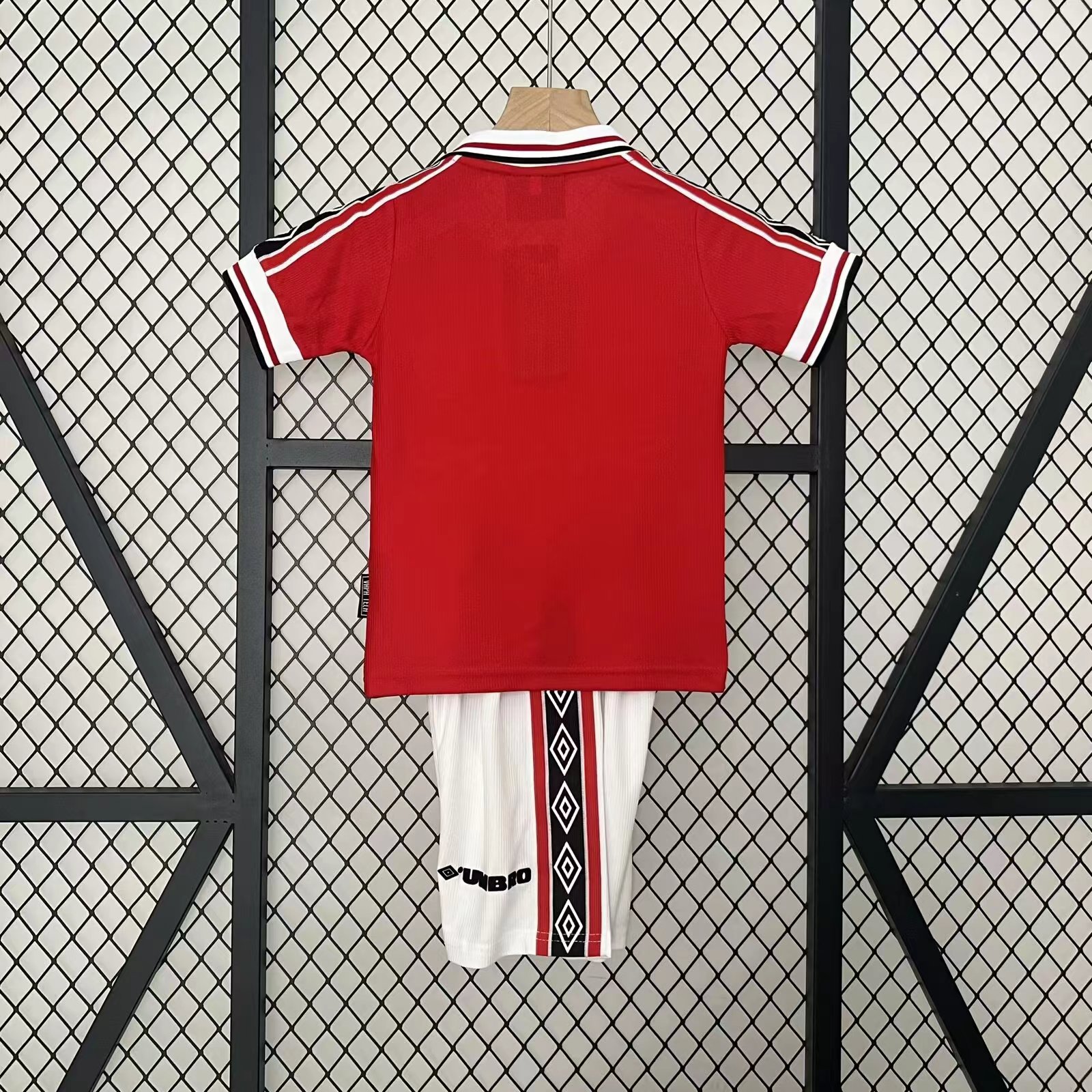 1998/1999 Retro Manchester United Home Football Shirt 1:1 Thai Quality Kids Size
