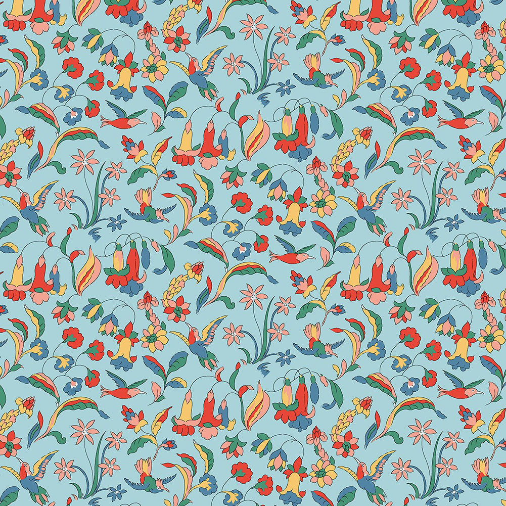 Liberty Art Fabrics Sky Flora and Fauna Lasenby Quilting Cotton - Joann Fabrics