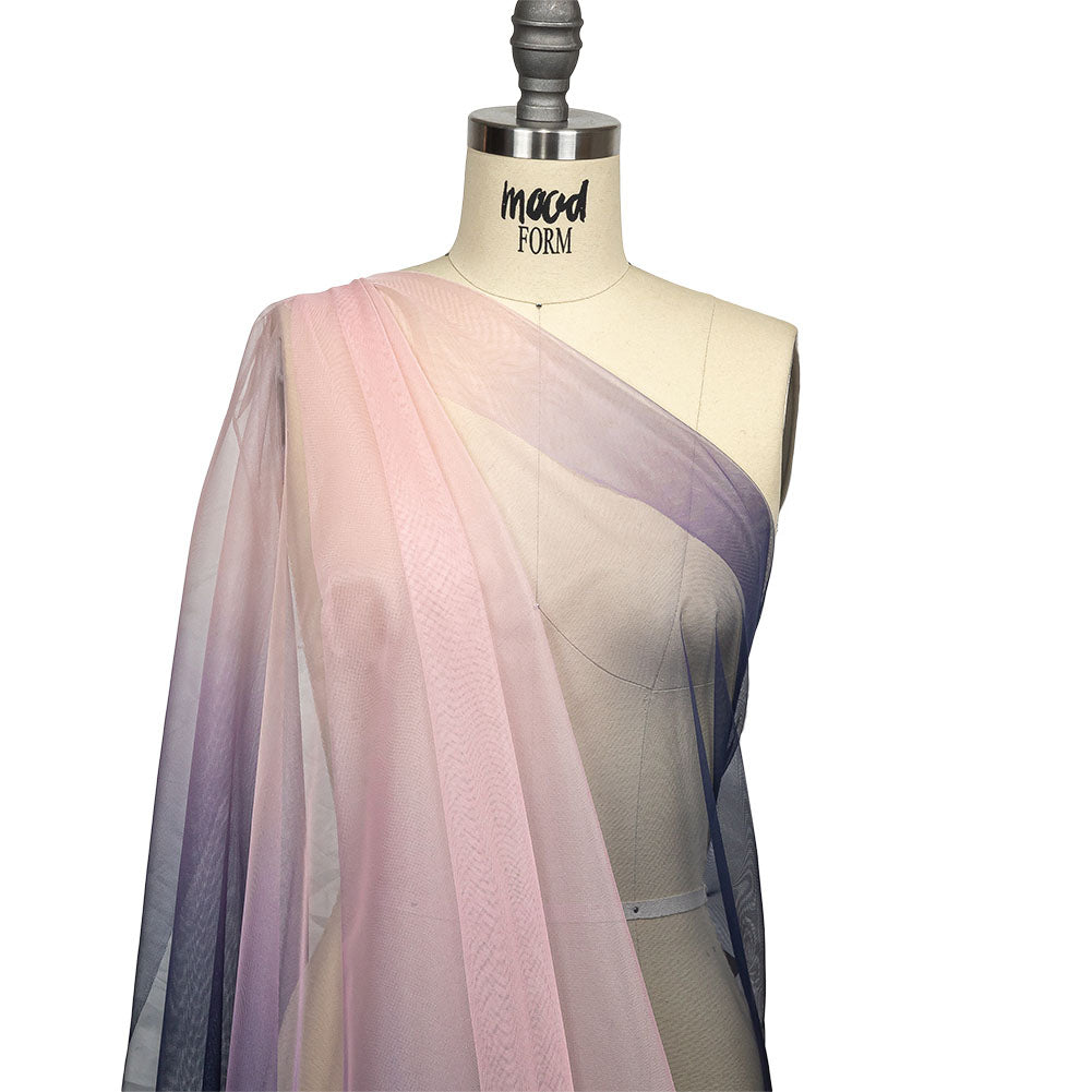 Ombre Shadow Tulle - Navy and Blush - Joann Fabrics