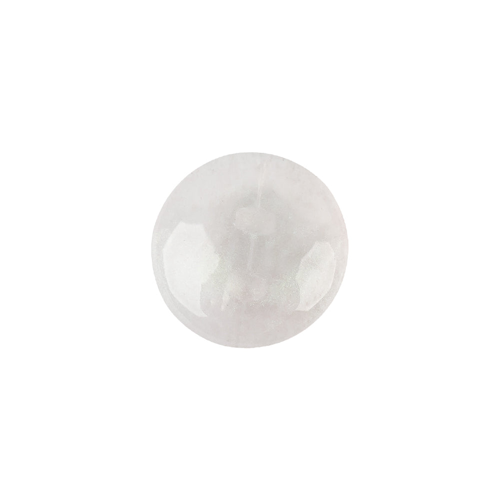 Plastic Shank Back Button - 24L/15mm - Iridescent White Dome Shaped - Joann Fabrics