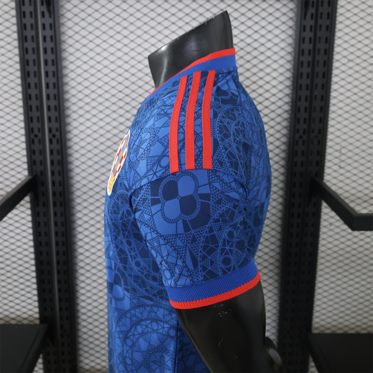Croatia 2027 Away Blue Jersey - Player Version - UnitedFutballJersey