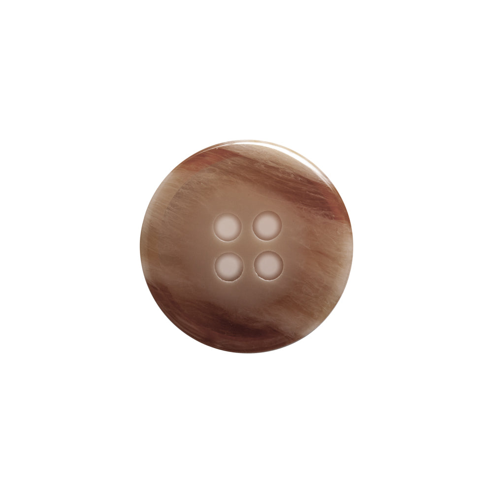 Italian Beige and Ivory Abstract 4-Hole Plastic Button - 28L/18mm - Joann Fabrics