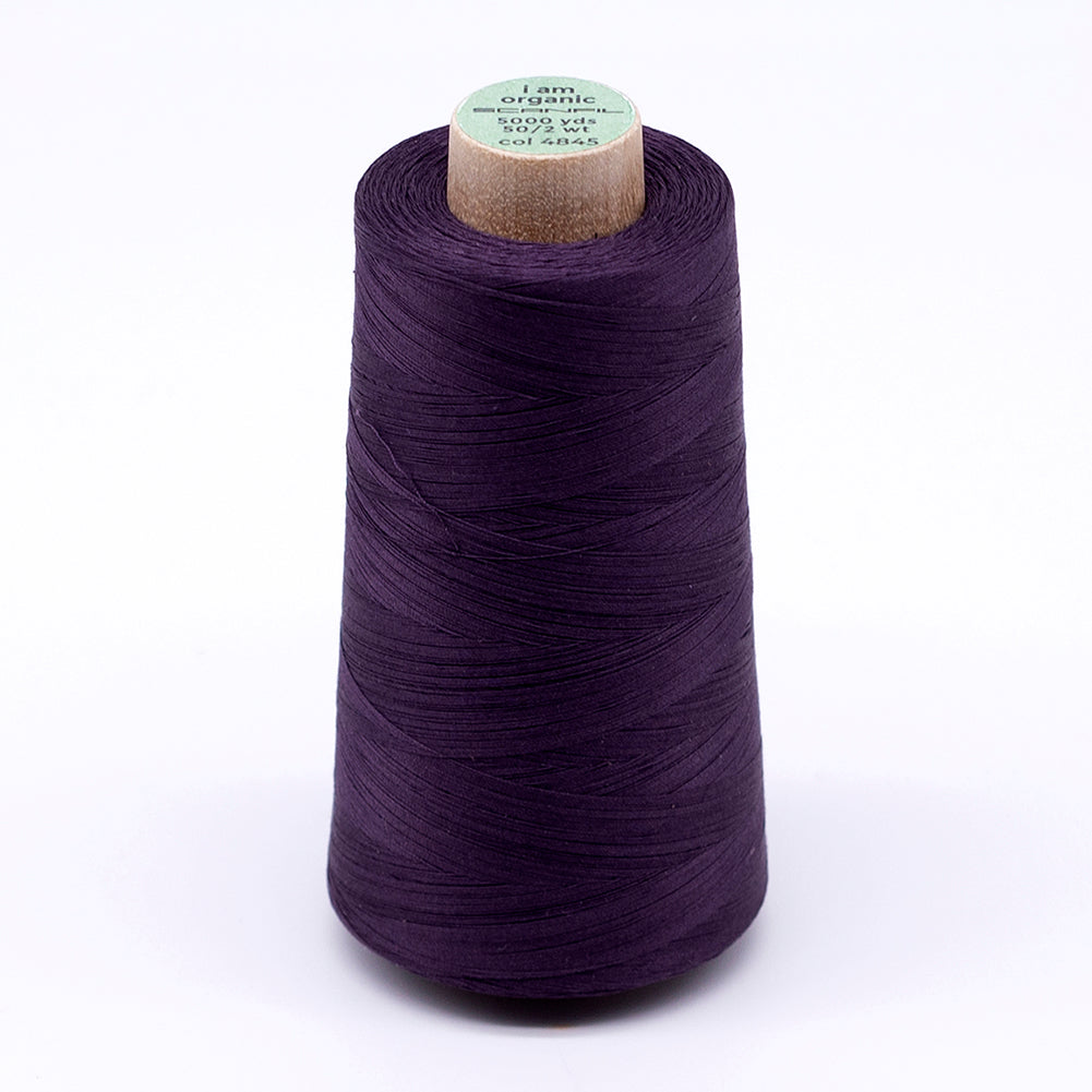 SCANFIL® 50wt Organic Pima Cotton Thread 5000 yd Cones - 4845 Plum Perfect - Joann Fabrics