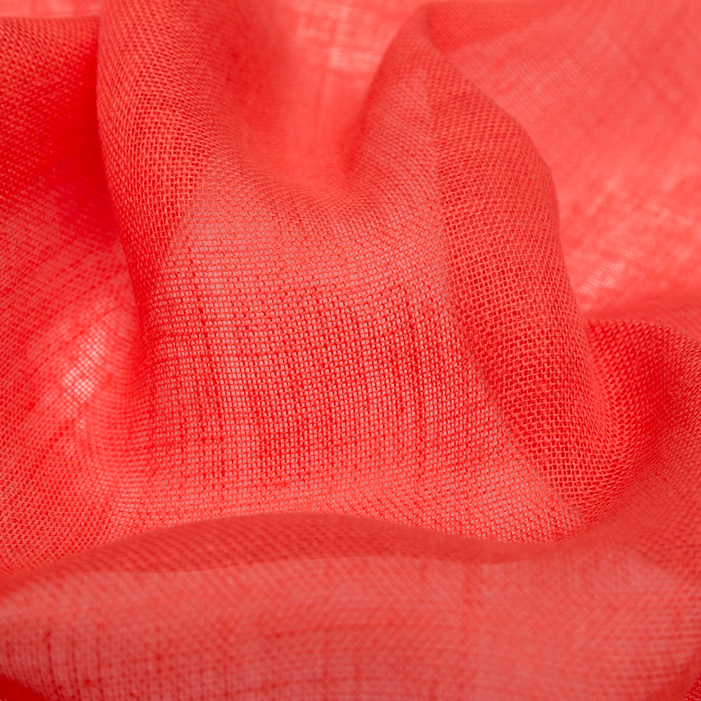 Loosely Woven Coral Linen - Joann Fabrics
