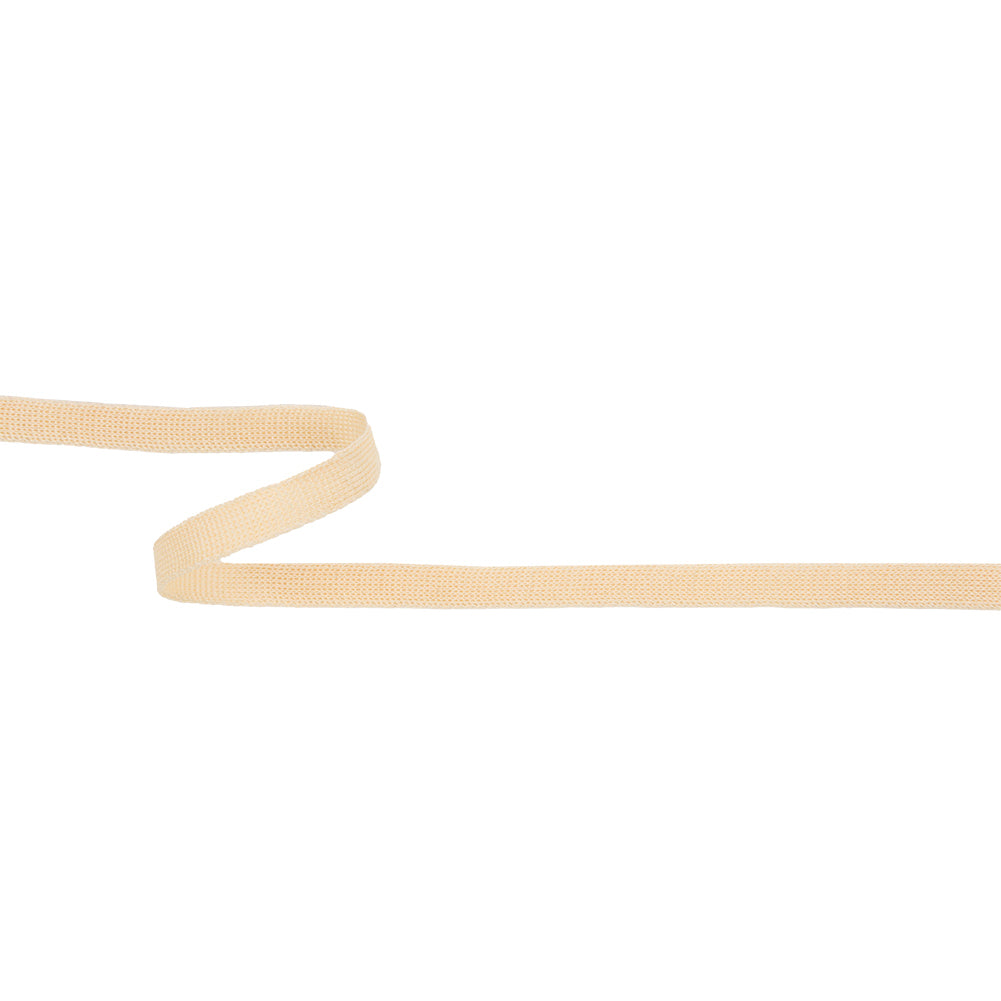 Beige Cotton Knit Trim Tape - 0.375