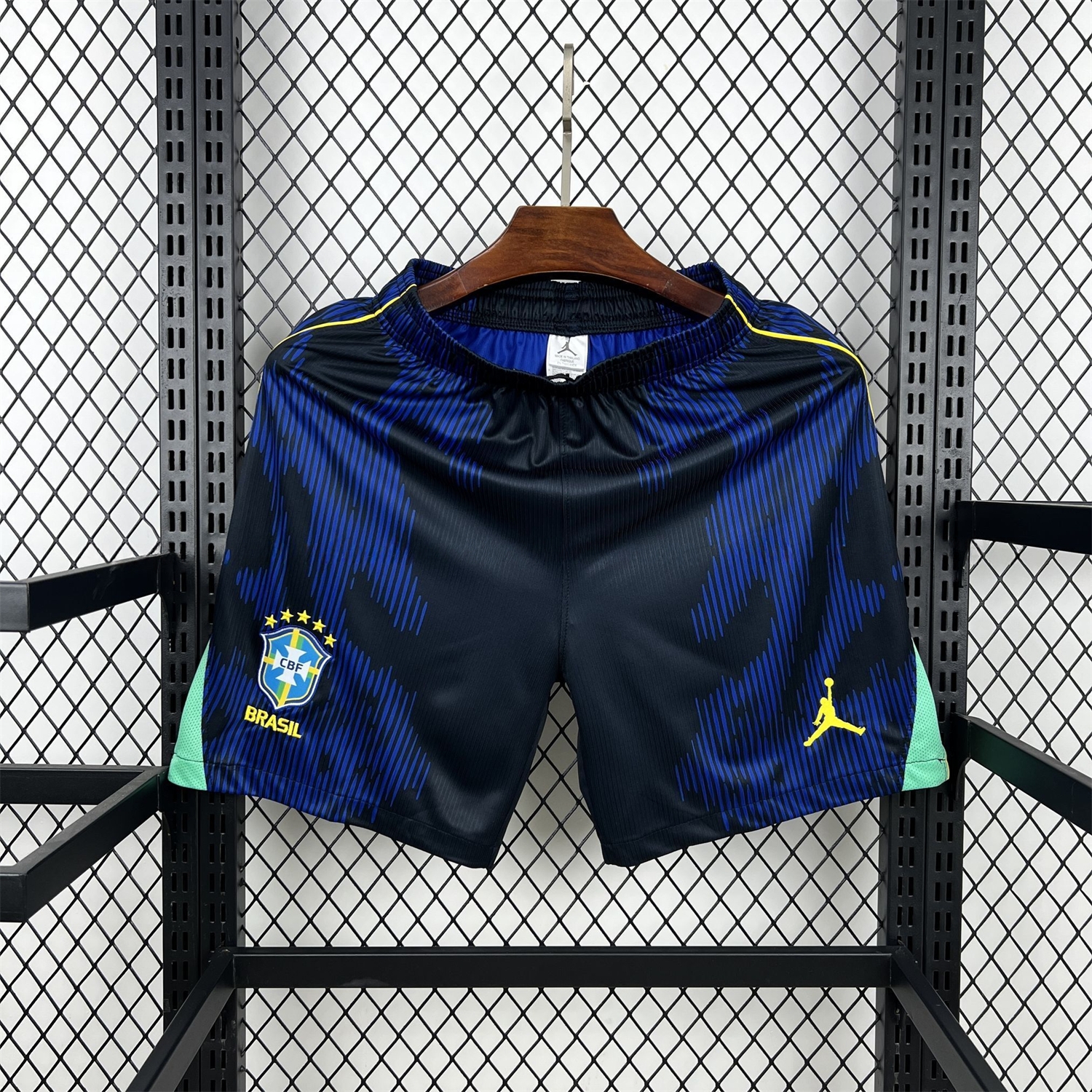 Brazil 2026 Away Blue Shorts - Fans Version - UnitedFutballJersey