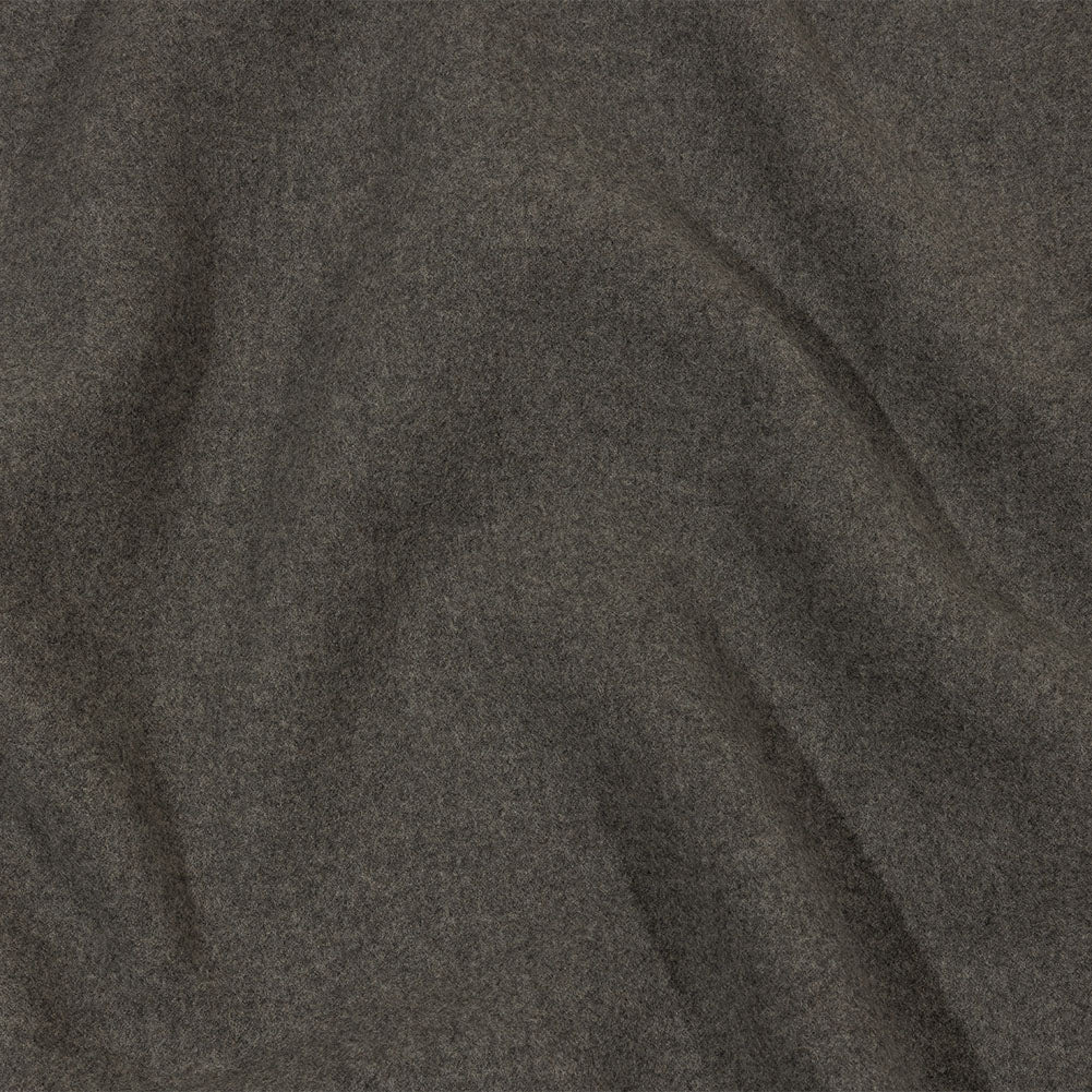 Balenciaga Italian Heathered Gray Felted Virgin Wool Double Cloth Coating - Joann Fabrics