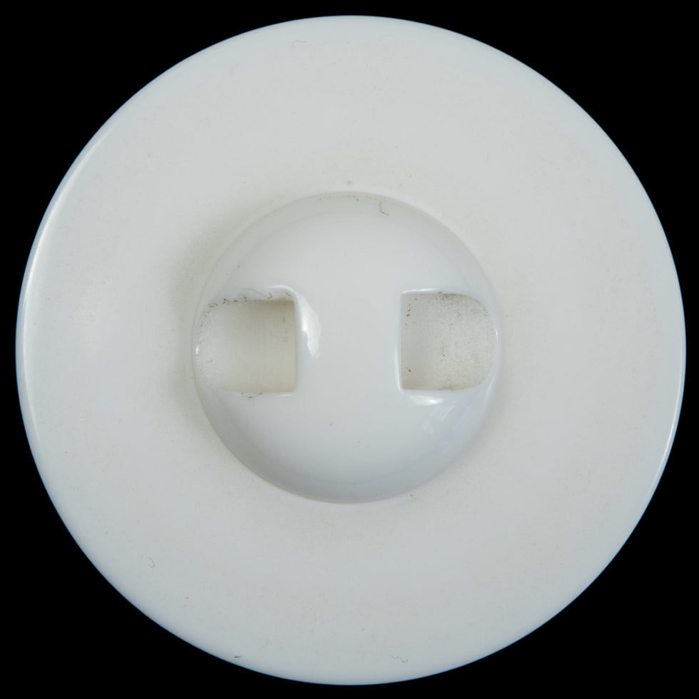 White Domed Plastic Self Shank Button - 70L/44.5mm - Joann Fabrics