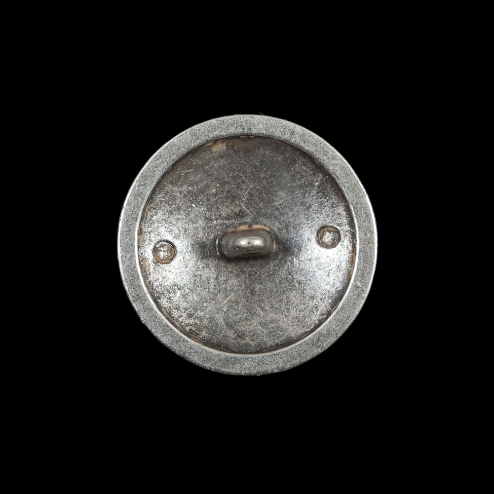 Italian Silver Metal Crest Button - 36L/23mm - Joann Fabrics