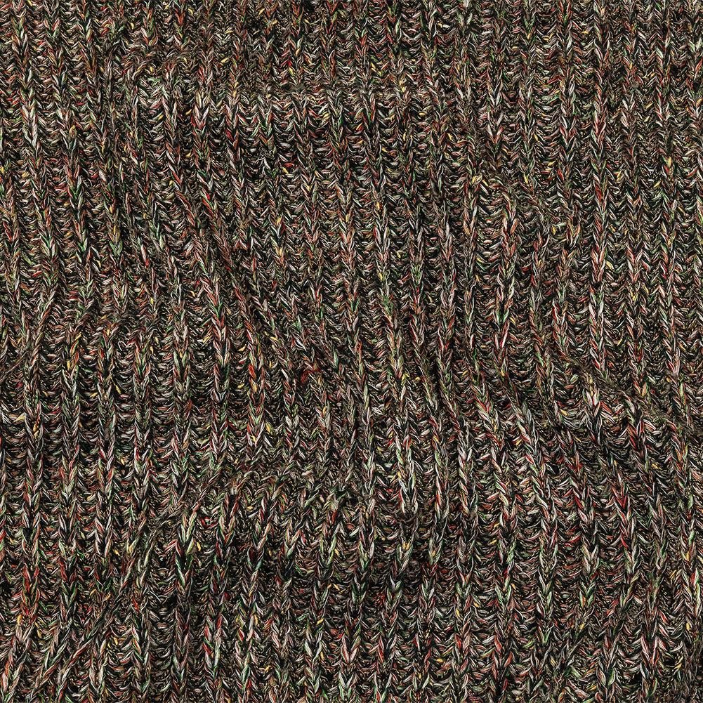 Red, Green and Striped Mustard Chunky Ribbed Blended Wool Sweater Knit - Joann Fabrics