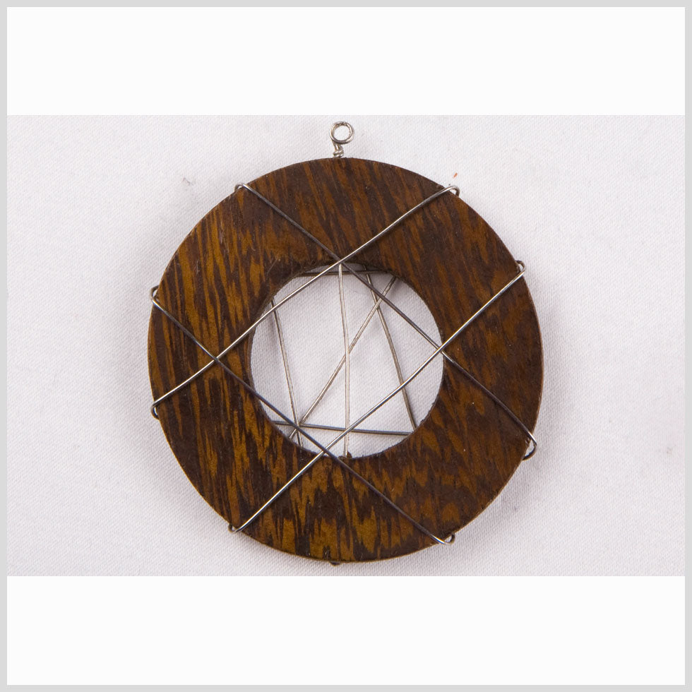 50mm Brown Wood Pendant - Joann Fabrics