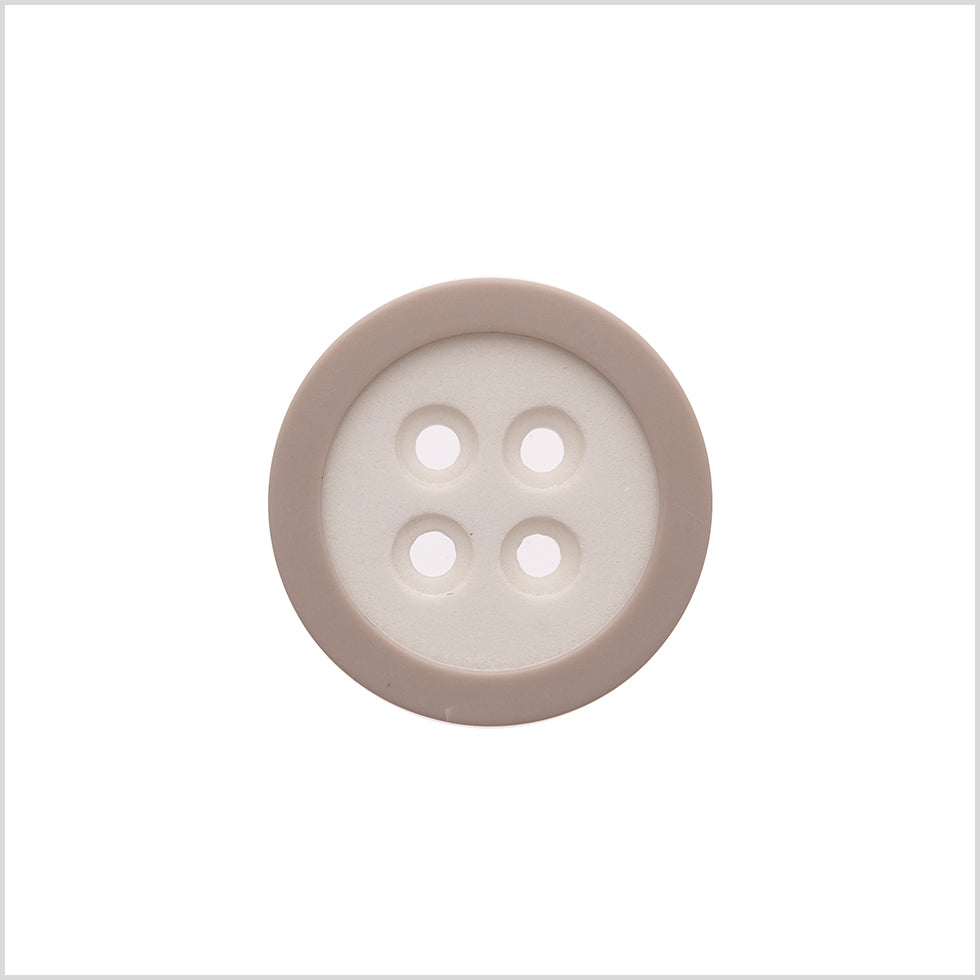 Rimmed White 4-Hole Button - 40L/25.5mm - Joann Fabrics
