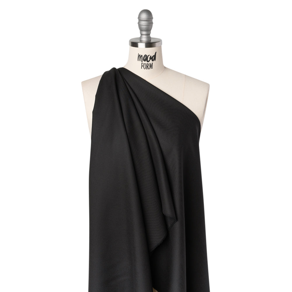 Super 120 Virgin Wool Suiting Made in Italy - Black - Joann Fabrics