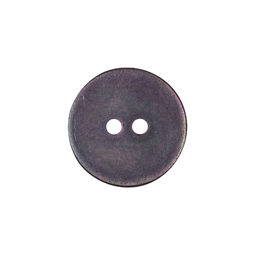 Purple, Green and Blue Iridescent 2-Hole Smooth Top Shell Button - 32L/20mm - Joann Fabrics