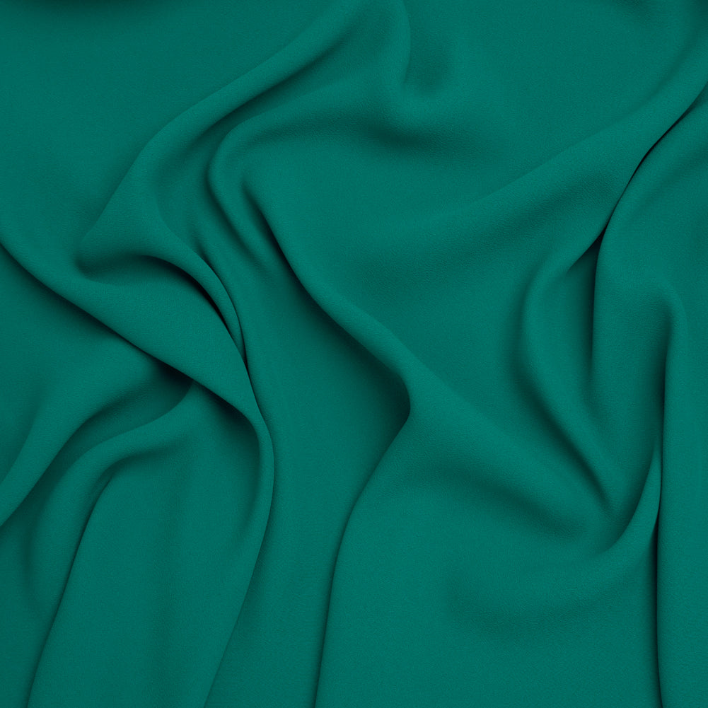 Fluid Polyester Crepe - Sea Green - Designer Deadstock - Joann Fabrics