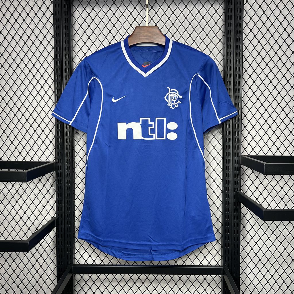 1999/2001 Retro Rangers Away Football Shirt 1:1 Thai Quality