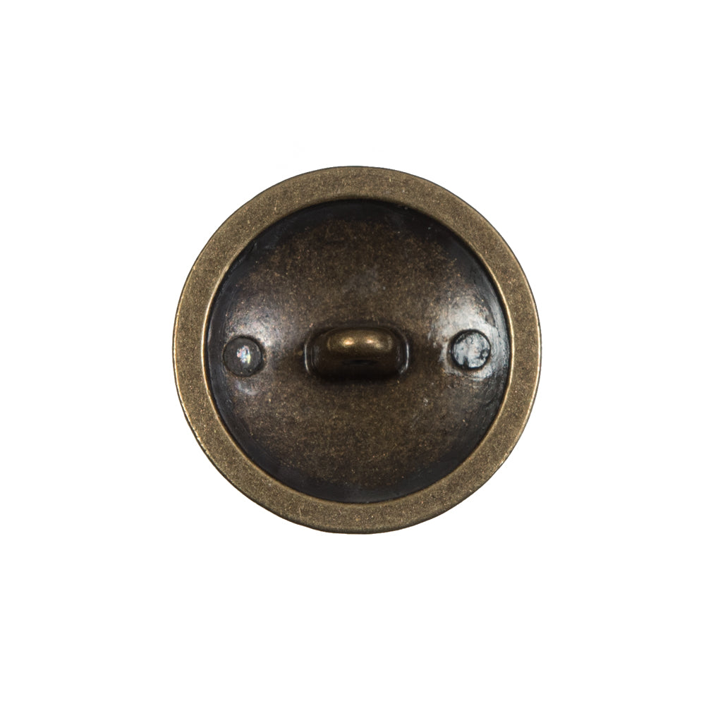 Italian Old Gold Military Shank Back Button - 36L/23mm - Joann Fabrics