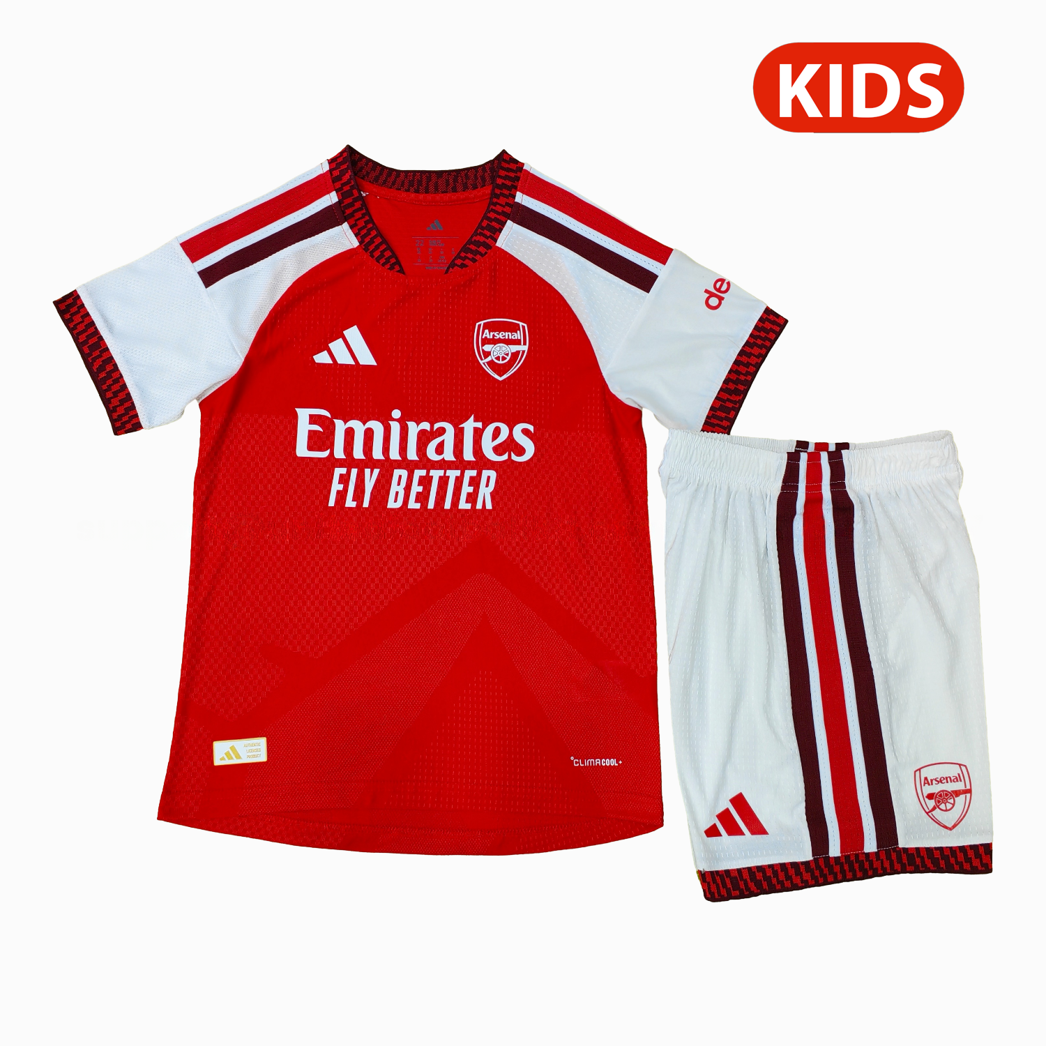 Arsenal 26-27 Home Kids Kit - Player Version - UnitedFutballJersey