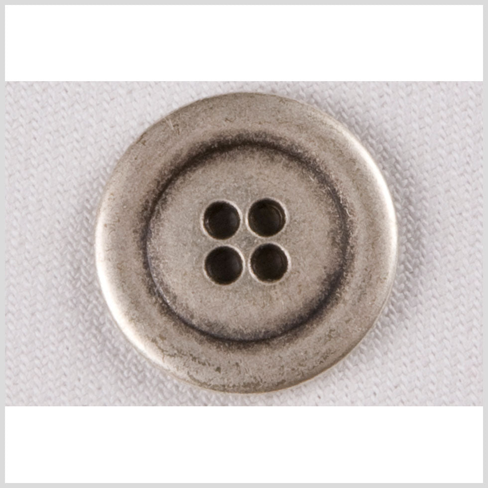Silver Metal Coat Button - 36L/23mm - Joann Fabrics