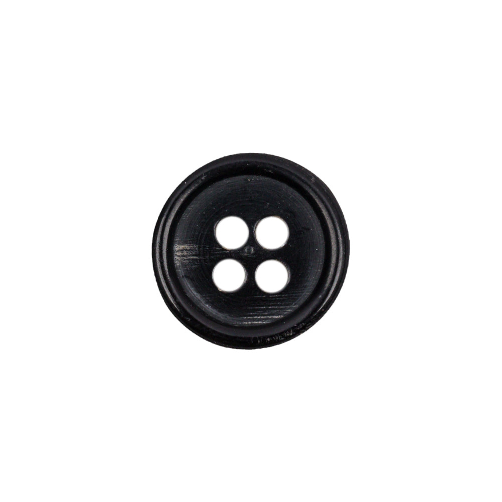 Black Horn Blazer Button - 24L/15mm - Joann Fabrics