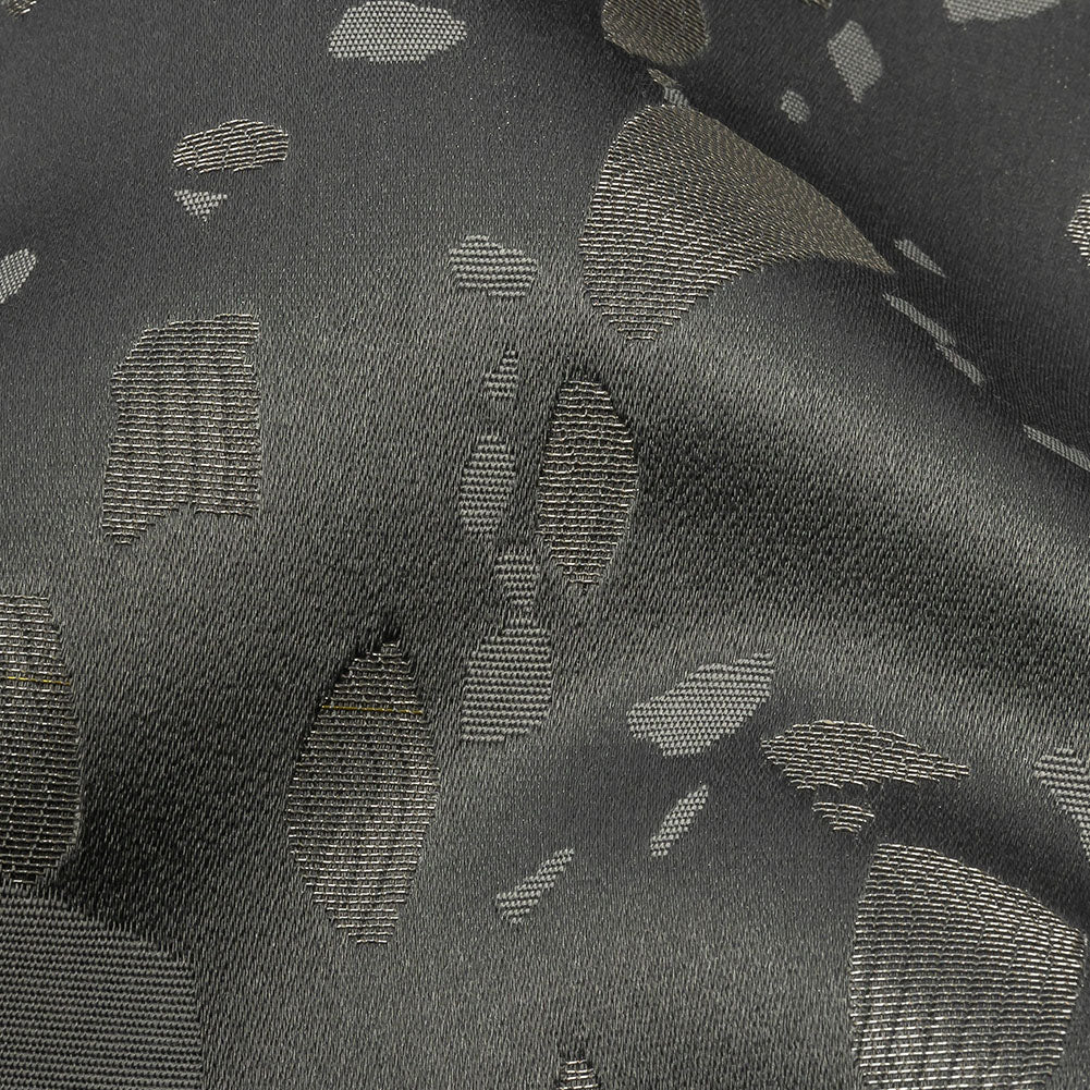 Metallic Satin-Faced Drapery Jacquard - Slate Pebbles - British Imported - Joann Fabrics