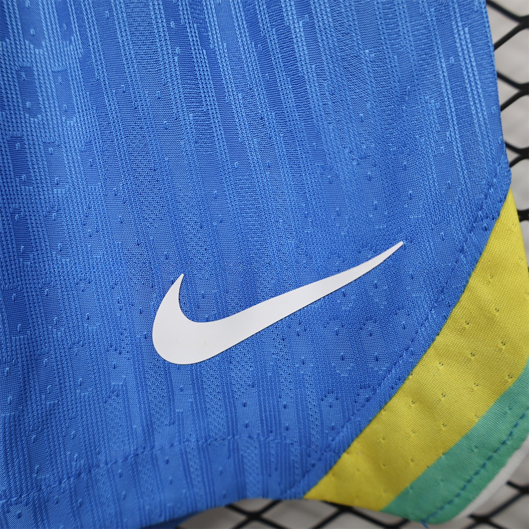 Brazil 2026 Home Blue Shorts - Player Version - UnitedFutballJersey