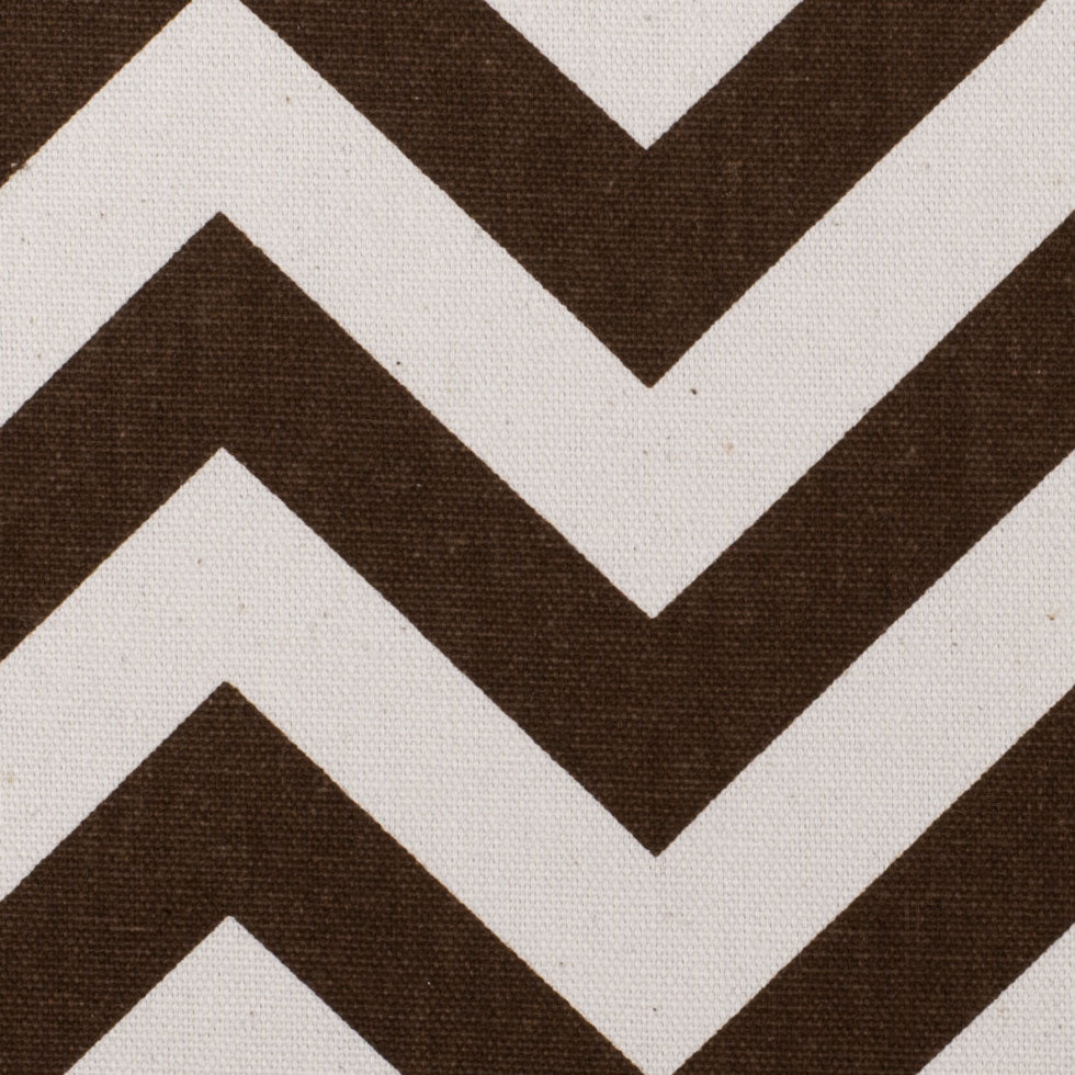 Village Brown/Natural Zig Zag Canvas - Joann Fabrics