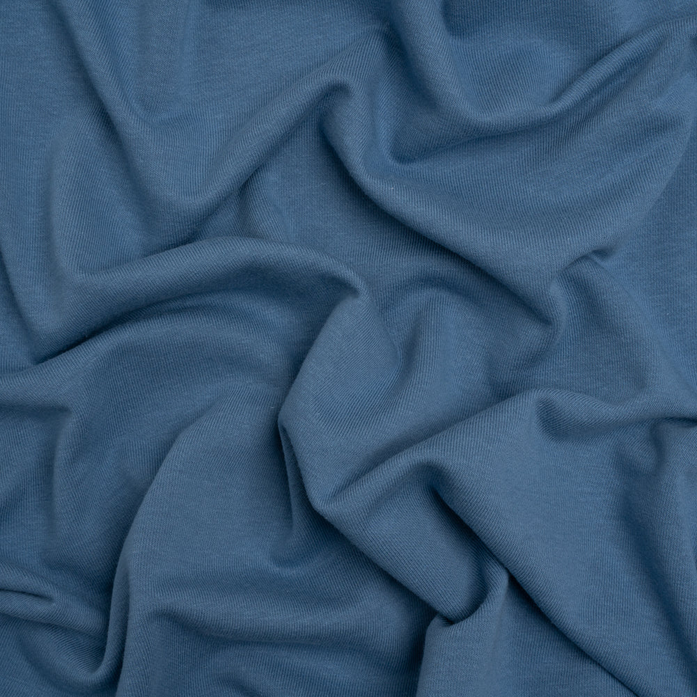Cotton and Polyester French Terry - Ocean Blue - Deadstock - Joann Fabrics