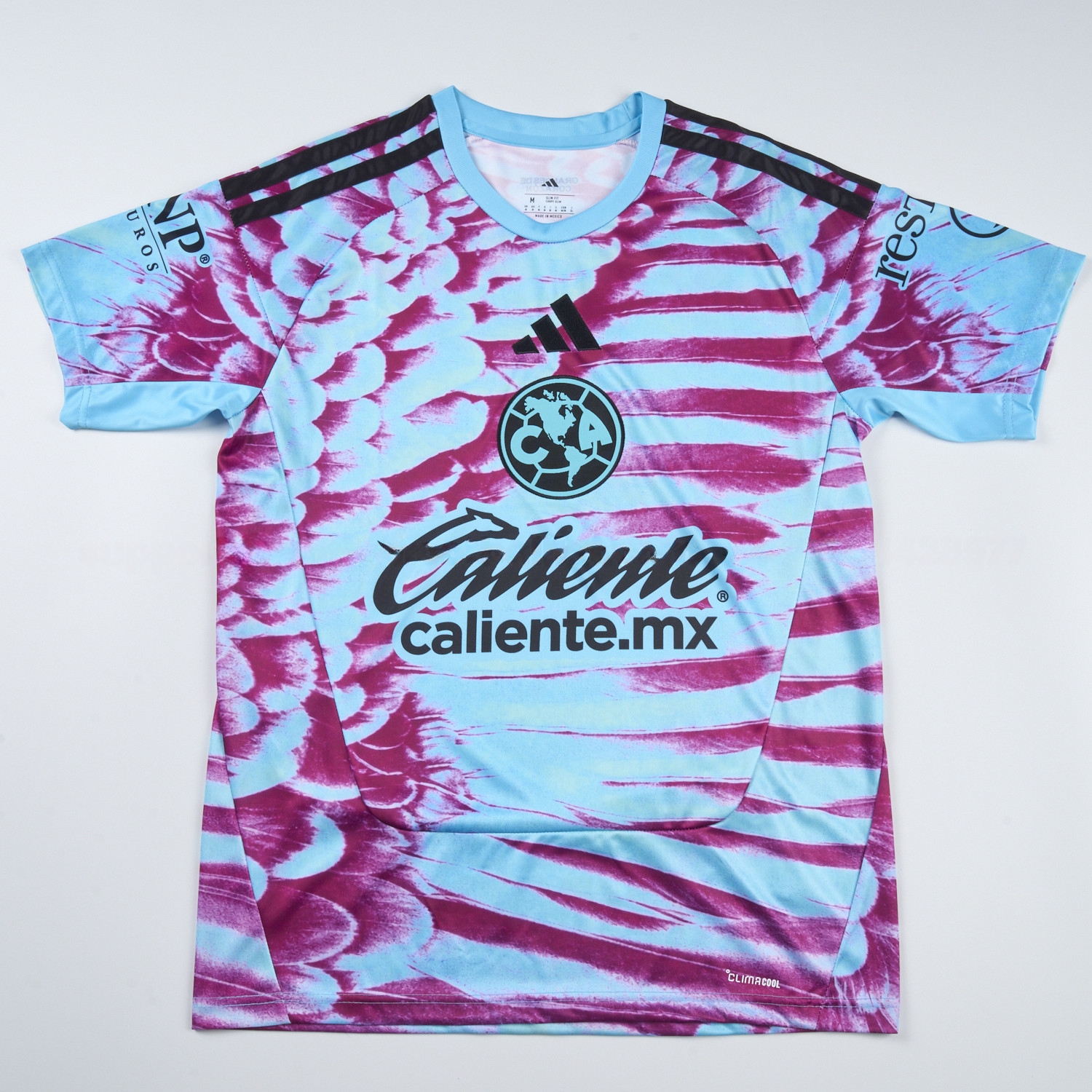 America 26-27 Pink And Blue Goalkeeper Jersey - Fans Version - UnitedFutballJersey