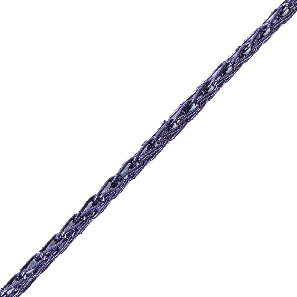 Italian Metallic Indigo Crochet Chain - 0.125