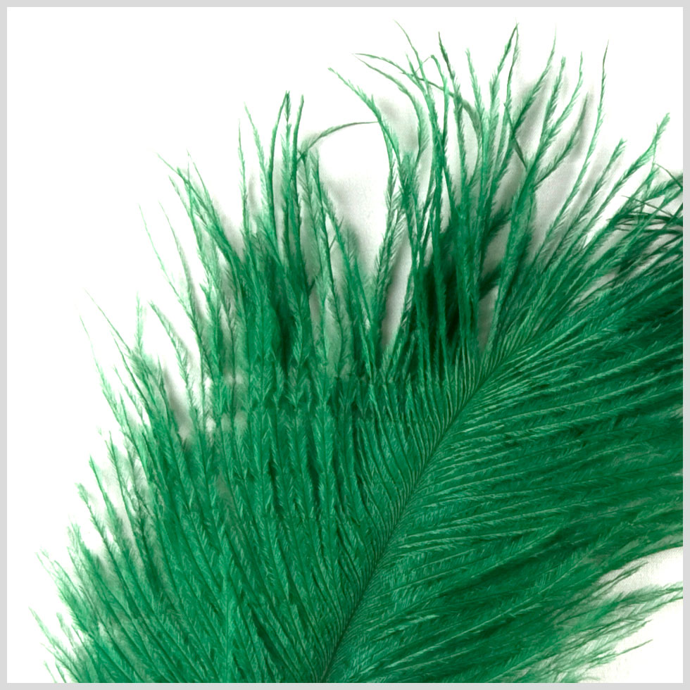 Emerald Ostrich Feather - 10