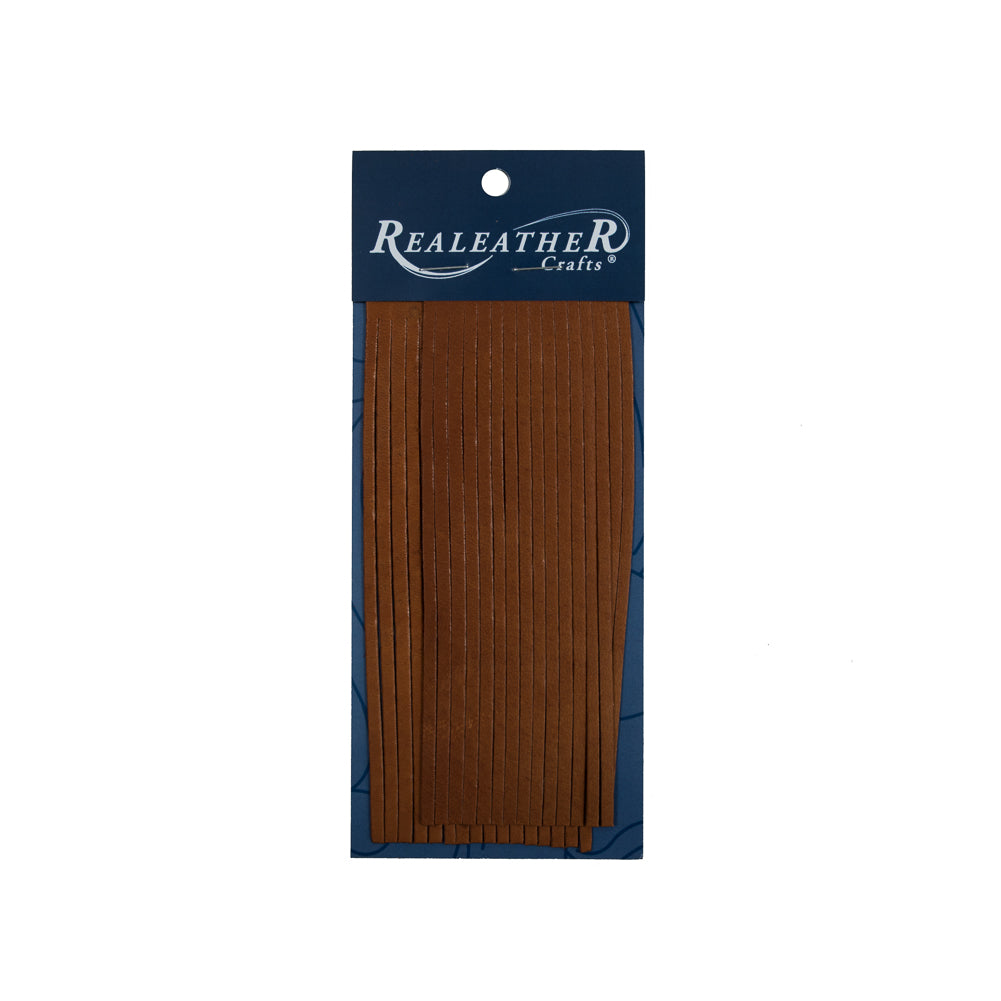 Realeather Saddle Tan Deerskin Fringe Trim - Joann Fabrics