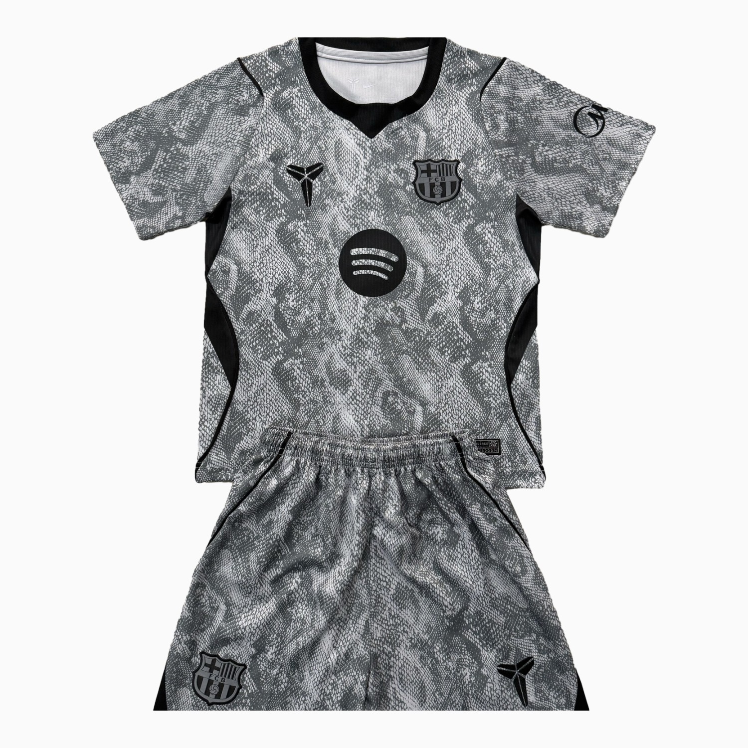 Barcelona 26-27 Grey Goalkeeper Men's Adult Jersey Set - Fans Version - UnitedFutballJersey