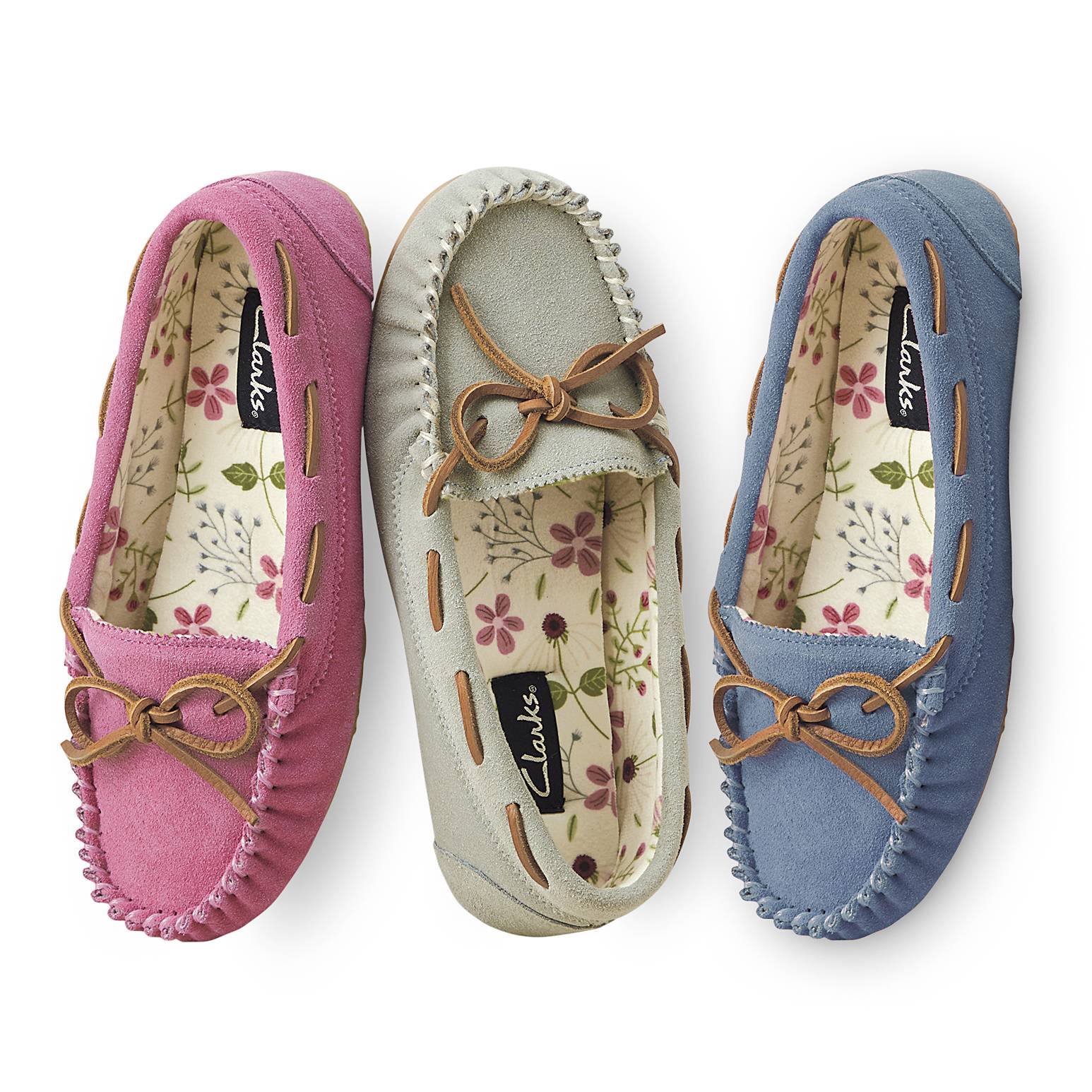 Suede Moc Slippers by Clarks® - Northstyle Catalog