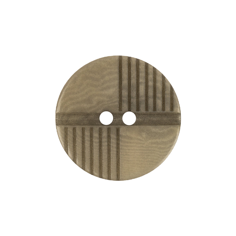 Taupe Swirls Geometric 2-Hole Textured Button - 36L/23mm - Joann Fabrics