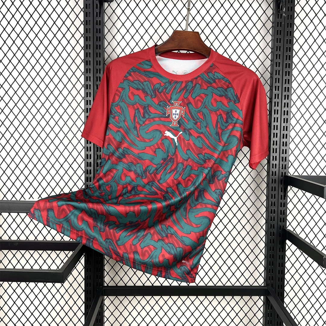 Portugal 2026 Pre-Match Deep Red Jersey - Fans Version - UnitedFutballJersey