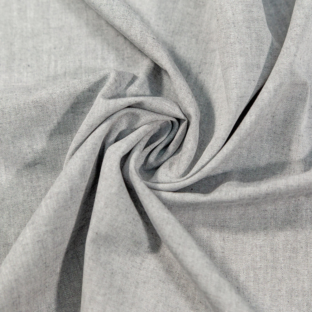 Calendered Organic Cotton Chambray - Black - Ramillies Collection - Joann Fabrics