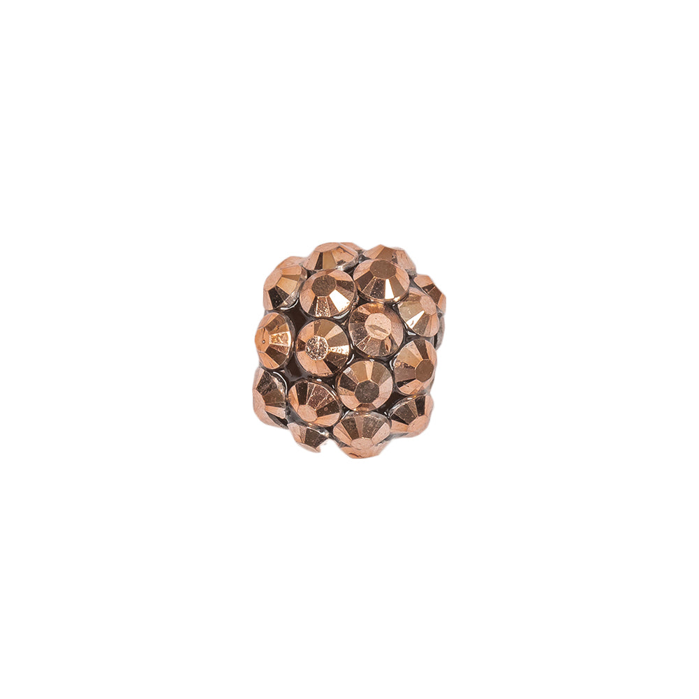 Copper Rhinestone and Resin Faceted 12mm Beads - 10pc - Joann Fabrics