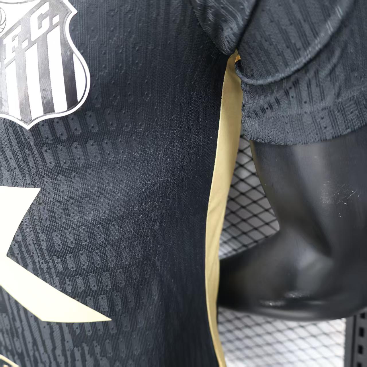 2025/2026 Player Version Santos Special Edition Black Football Shirt 1:1 Thai Quality