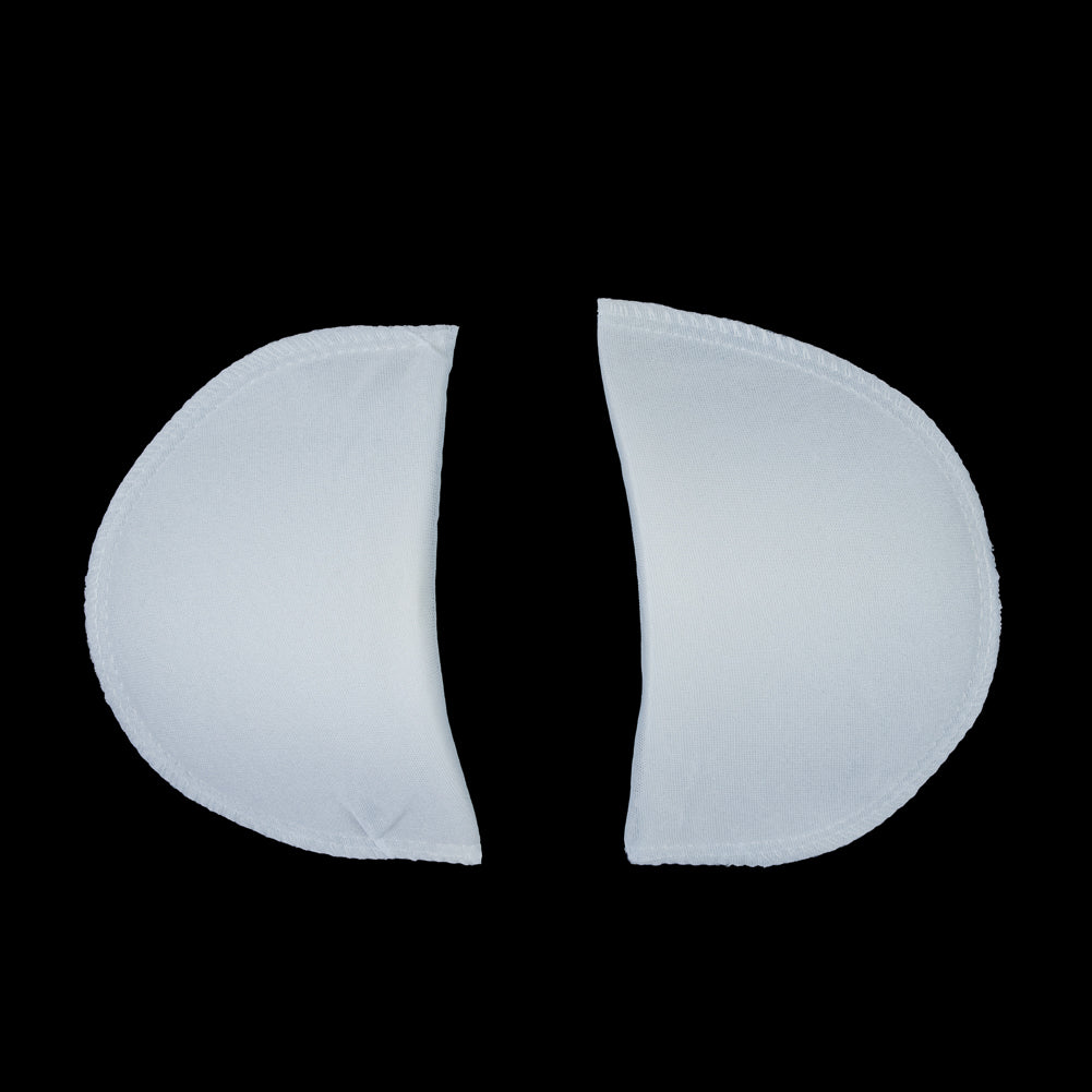 Foam Shoulder Pads Covered with White Polyester - 7