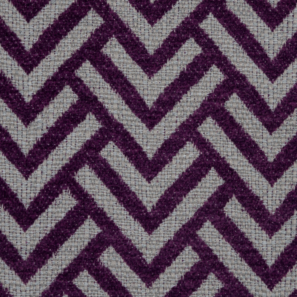 Royal Purple Chevron Upholstery Chenille - Joann Fabrics