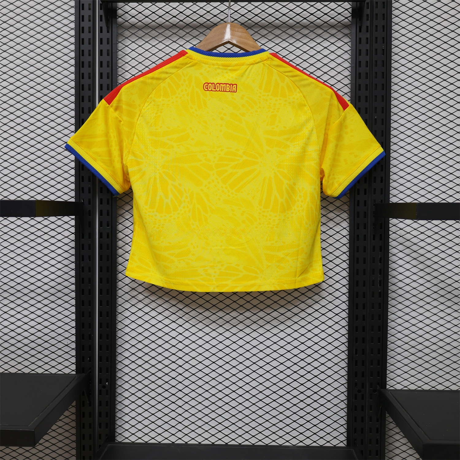 Women's Colombia 2026 Home Cropped Jersey - Player Version - UnitedFutballJersey