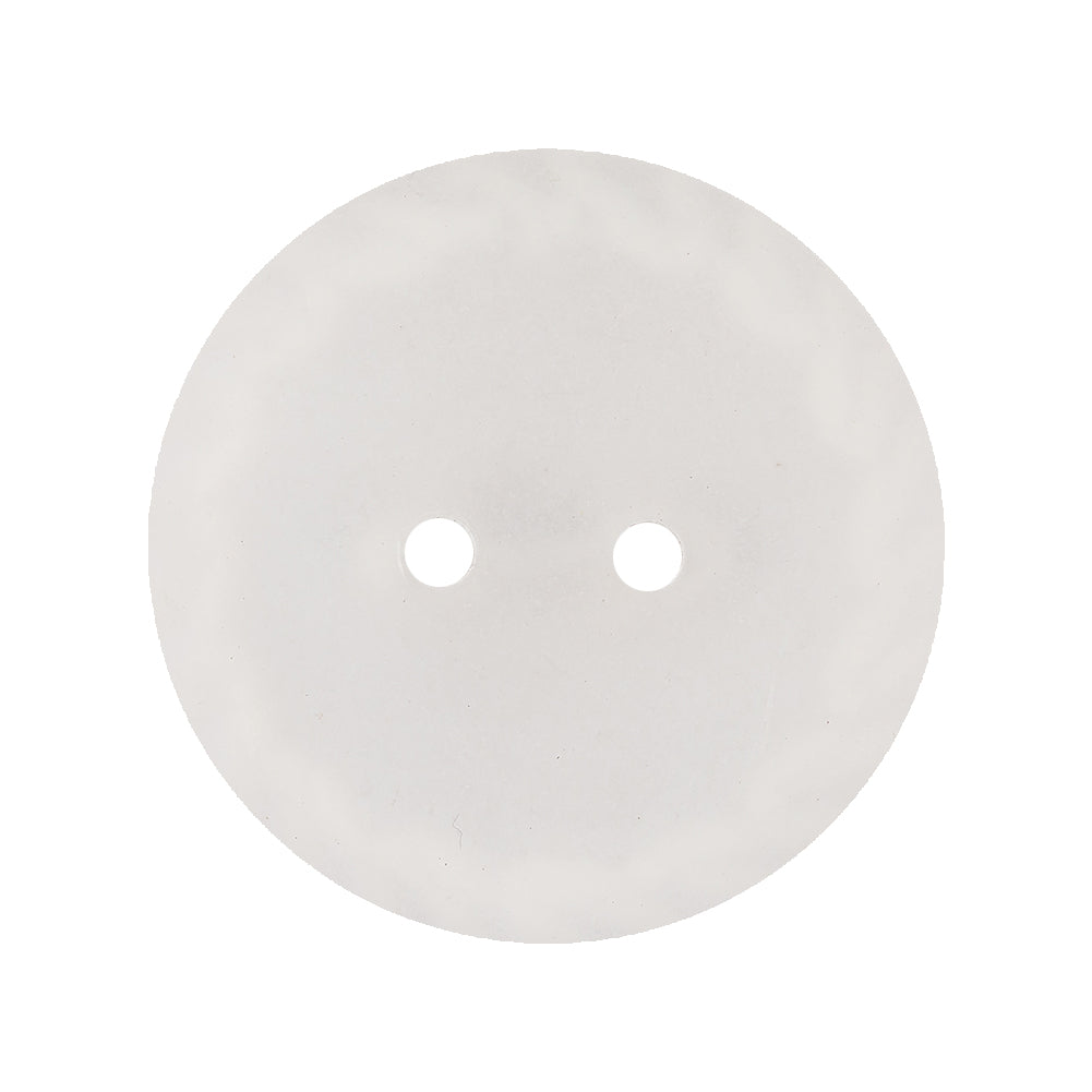 Translucent Frosted Glass-like Button with Star White Etched Rim - 44L/28mm - Joann Fabrics